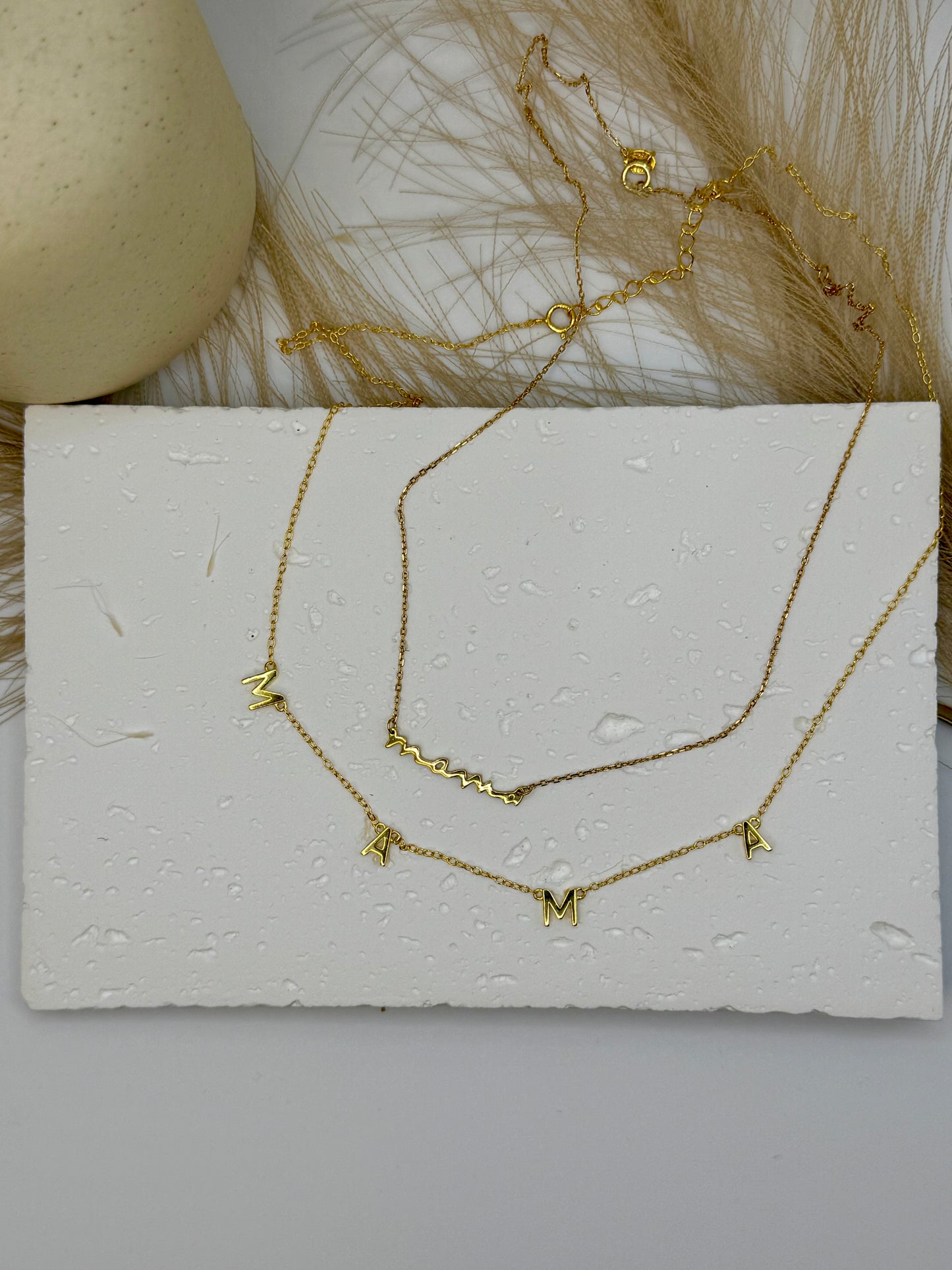 MAMA Monogram Necklace