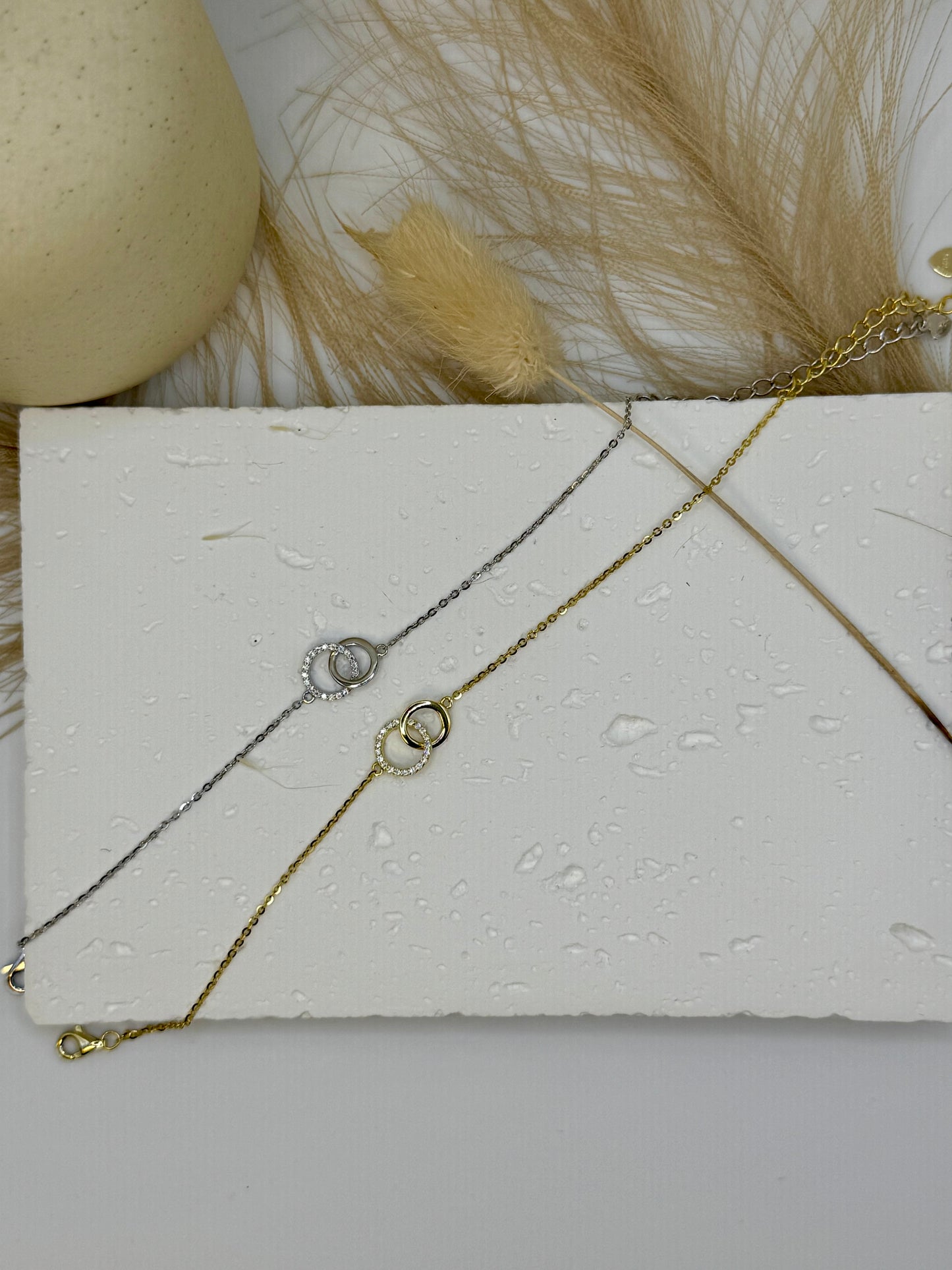 Double Circle Eternity Bracelet