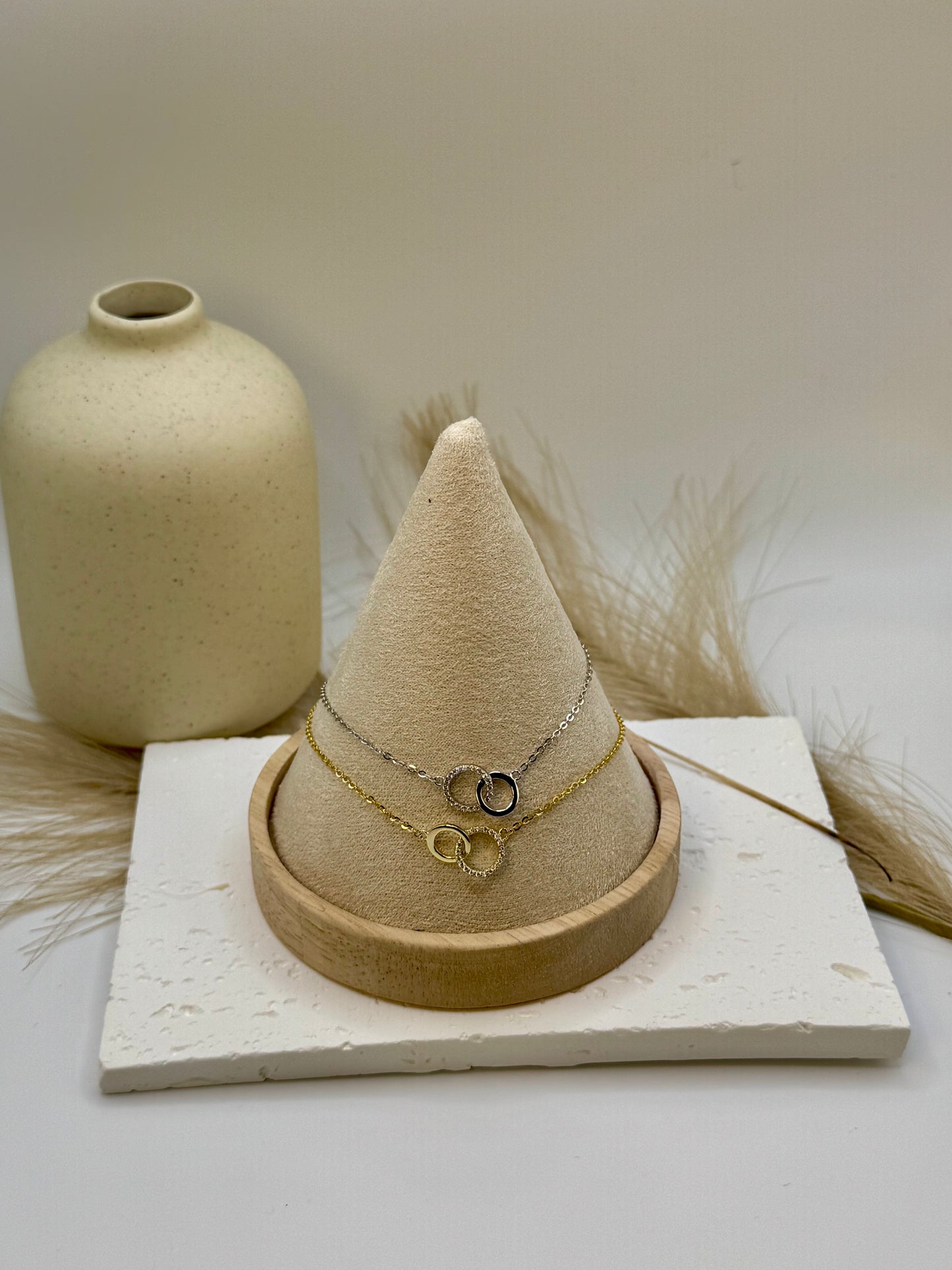 Double Circle Eternity Bracelet