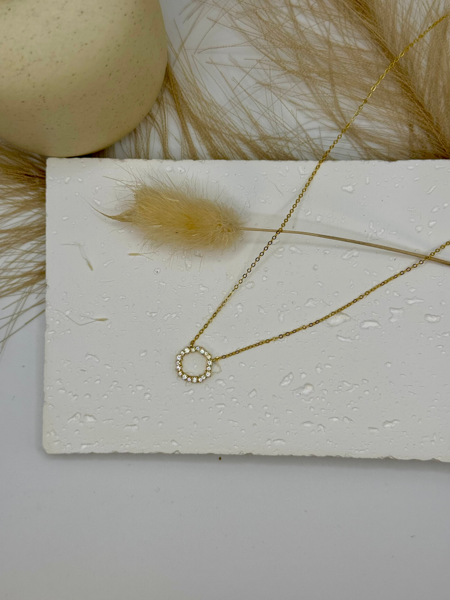 Round Pendant Necklace