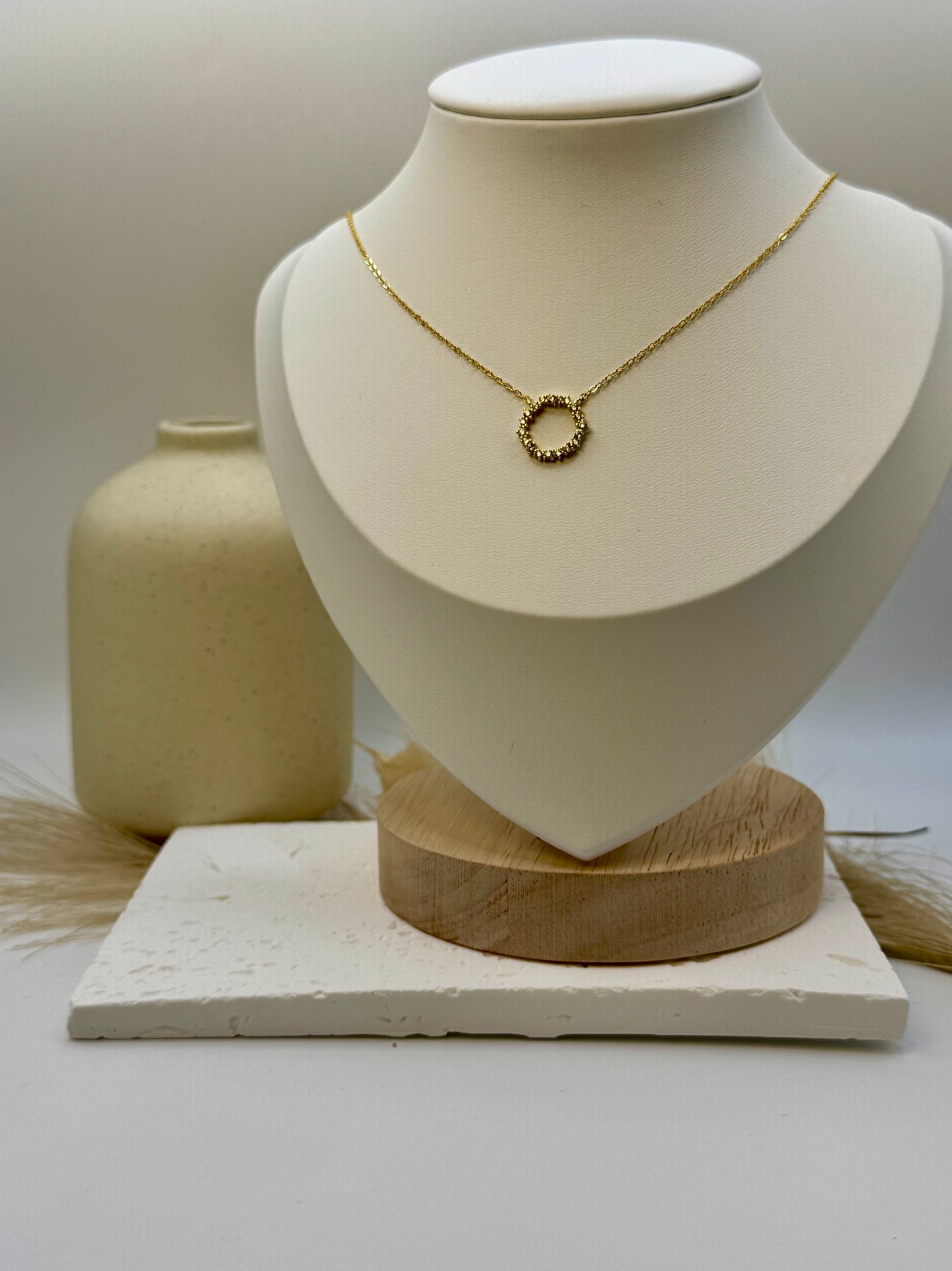 Round Pendant Necklace