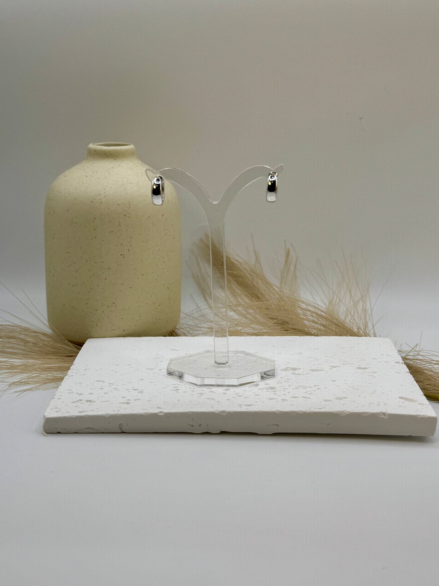 Chunky Huggie Hoops