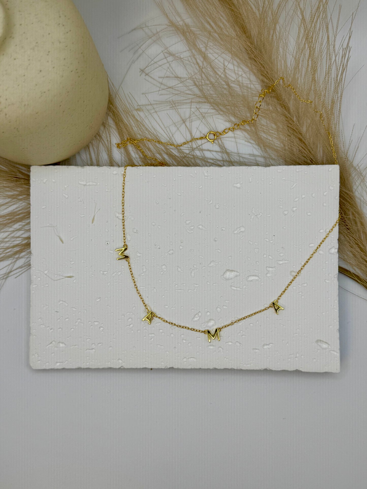MAMA Monogram Necklace
