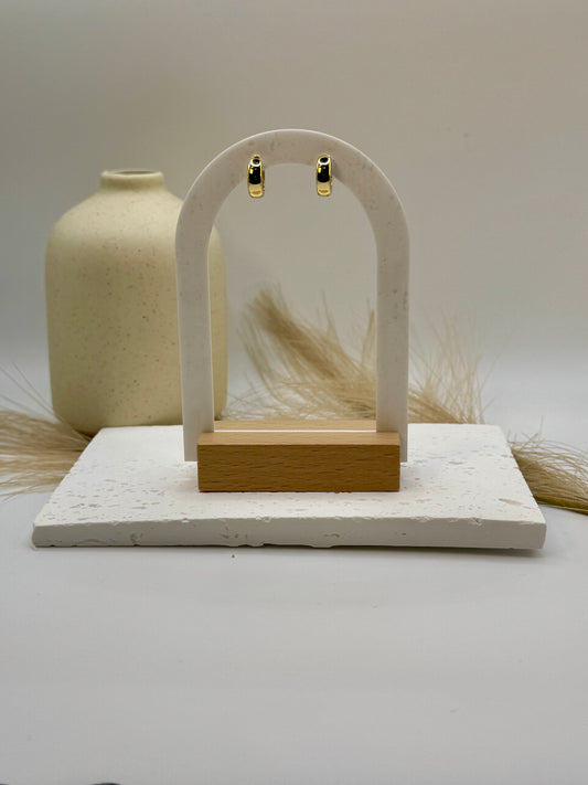 Chunky Huggie Hoops